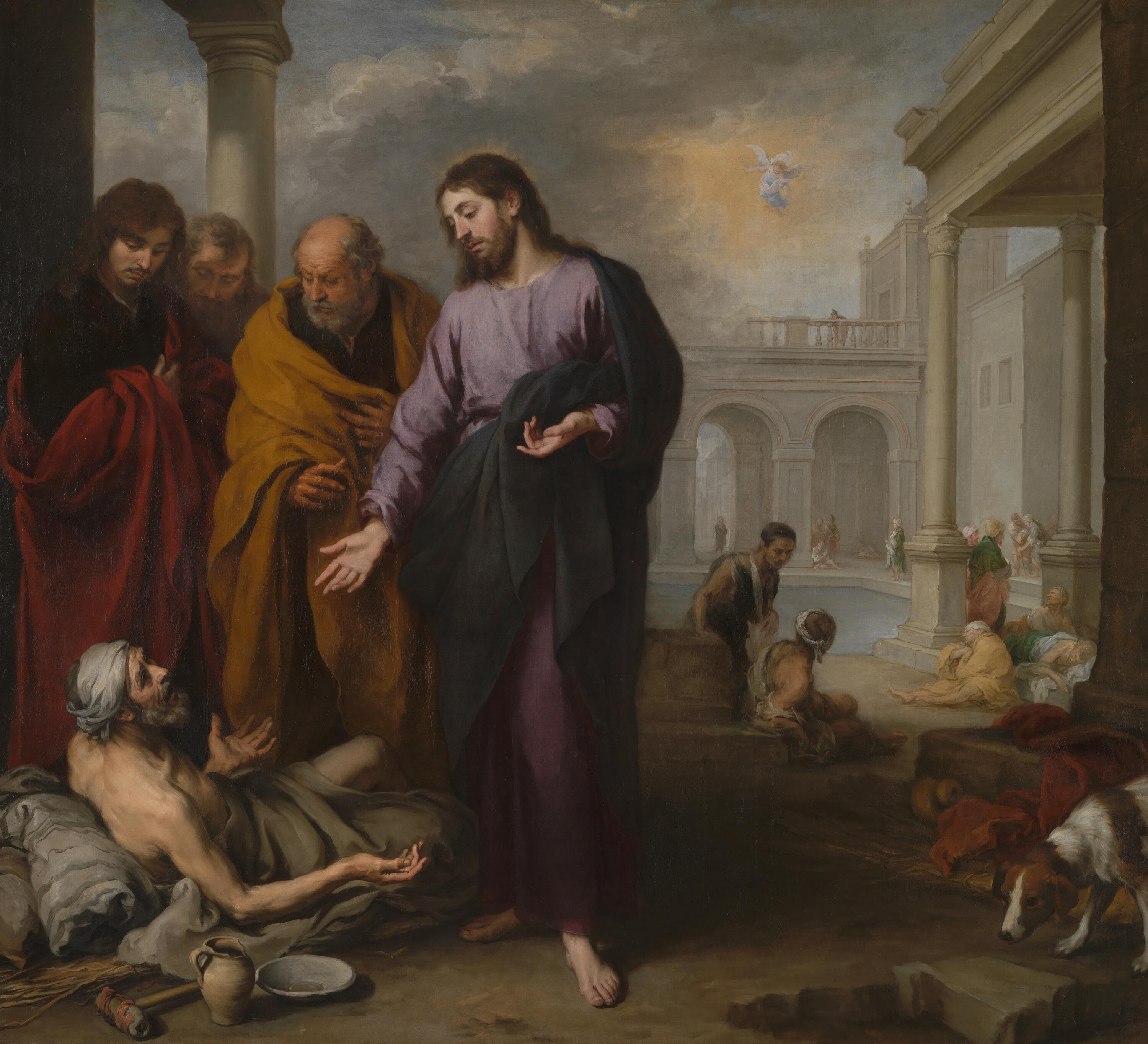 Christ Healing the Paralytic at the Pool of Bethesda 1667 1670 by Bartolome Esteban Murillo
