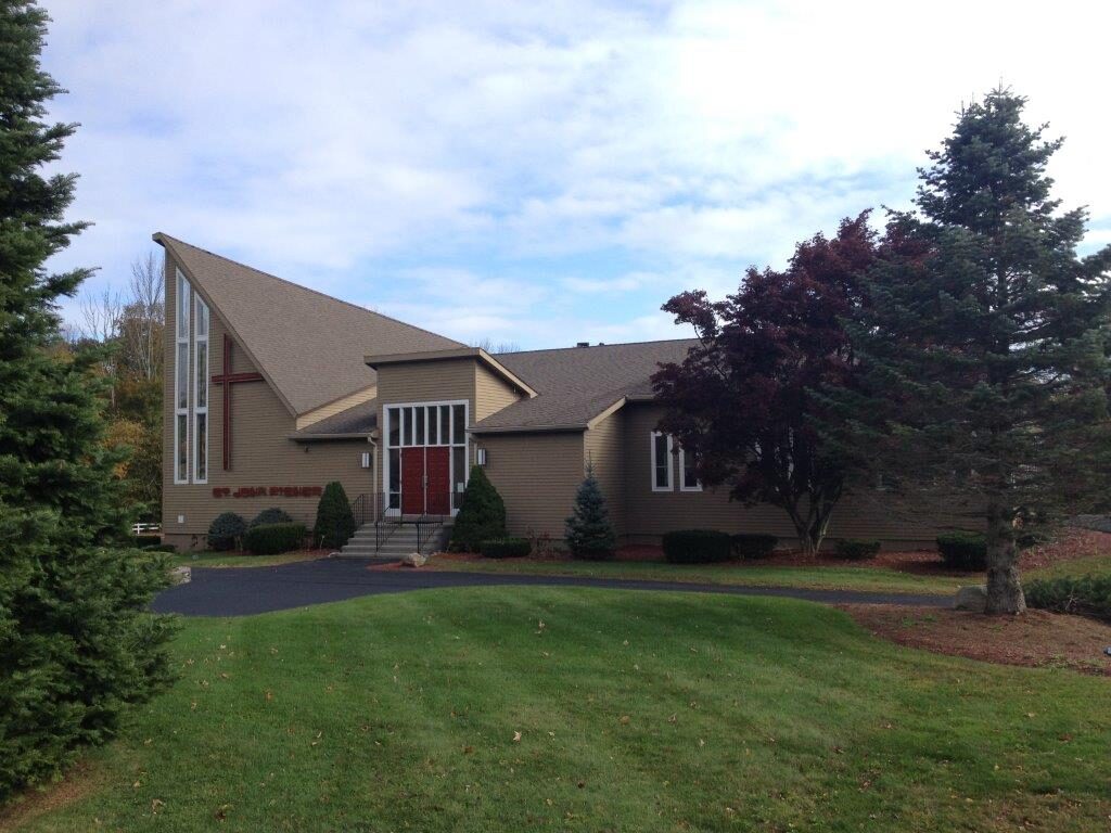 St. John Fisher Roman Catholic Church as it appeared in 2013