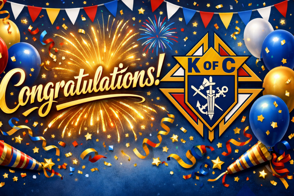 Congratulations to Our New 4th Degree Knights!