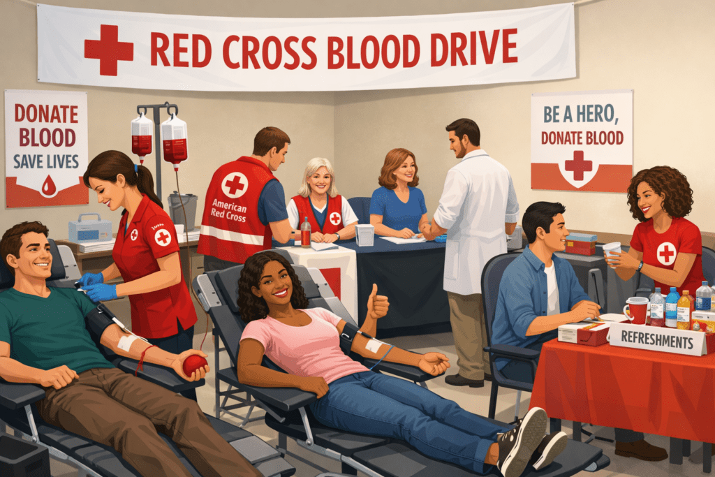 Save the Date American Red Cross Blood Drive Saturday, March 7